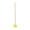 Rubbermaid Commercial Mop Handle, Slide-On, Side Gate, 54 in L, Wood, Natural FGH115000000