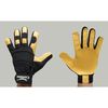 Condor Mechanics Gloves, S, Black/Yellow, Spandex 5NGN2