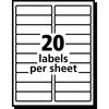 Avery Avery® Clear Easy Peel® Address Labels for Laser Printers 5661, 1" x 4", Box of 1,000 727825661