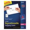 Avery Avery® Repositionable Shipping Labels for Laser Printers 55164, 3-1/3" x 4", Box of 600 7278255164