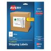 Avery Avery® Shipping Labels with TrueBlock® Technology for Inkjet Printers 8165, 8-1/2" x 11", 25 Labels 727828165