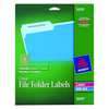 Avery Avery® Clear File Folder Labels for Laser and Inkjet Printers 5029, 2/3" x 3-7/16", Pack of 450 7278205029