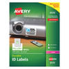 Avery Avery® White Permanent Durable ID Labels for Laser Printers 6576, 1-1/4" x 1-3/4", Box of 1600 727826576