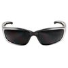 Edge Eyewear Safety Glasses, Smoke Scratch-Resistant SK116