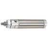 Speedaire Air Cylinder, 1 1/16 in Bore, 1/2 in Stroke, Round Body Double Acting NCDMB106-0050
