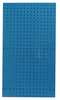 Zoro Select Square Hole Pegboard, 42-1/2x24, Blue, PK2 5TPA9