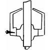 Yale Lever Lockset, Mechanical, Passage, Grade 1 AU5401LN x 626