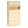 Tennsco 36" W 0 Drawer File Cabinet, Champ/Putty, Letter/Legal FS361LPY
