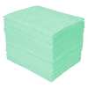 Brady Sorbents, 20 gal (US), 12 in x 12 in, Harsh Chemicals, Green, Polypropylene SPCUN1113