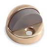 Zoro Select Dome Door Stop, Solid Brass, 1-1/4"H 5U609