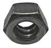 Zoro Select Hex Nut, 3/4"-4-1/2, Steel, Grade 2, Black Oxide, 49/64 in Ht, 10 PK 300903G