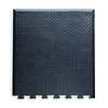Notrax Interlocking Antifatigue Mat Tile, Rubber, 31 in Long x 31 in Wide, 1/2 in Thick 545E3631BL