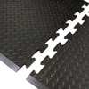 Notrax Interlocking Antifatigue Mat Tile, Rubber, 31 in Long x 31 in Wide, 1/2 in Thick 545E3631BL