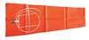 Zoro Select Portable Windsock, Orange, 13 In. 5YGF1