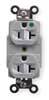 Hubbell 20A Duplex Receptacle 125VAC 5-20R GY HBL8300GY