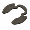 Zoro Select External-E E-Clip, Steel Black Phosphate Finish, 5/16 in Shaft Dia, 50 PK PO-31ST PA