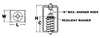 Mason Hanger Mount Vibration Isolator, Spring, 55 to 76 lb Capacity, 1.02 in Max. Deflection 5C141