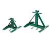 Greenlee Telescoping Reel Stand, Adjustable, 28 In Max Height, Load Capacity 2,500 lb, Green, Steel 687