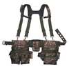 Bucket Boss Tool Belt, Suspension Rig, Camo, 600 Poly Ripstop Fabric, 28 Pockets 85035