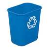 Partners Brand 7 gal. Desk-Side Wastebasket, Blue RUB139CBLU