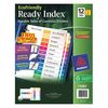 Avery Dennison Table of Contents Index Dividers 12 Tab, PK3 11083