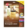 Avery Dennison Label, 2x3, Glossy, Clear, PK80 22822