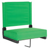 Flash Furniture Bright Green Stadium Chair XU-STA-BGR-GG