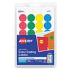 Avery Dennison Label, 0.75", Round, Assorted, PK1008 05472