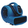 Xpower 1/4 HP, 1600 CFM, 3 Amps, 4 Positions, 3 Speeds Air Mover with Power Outlets for Daisy Chain X-400A