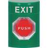 Safety Technology International Exit Push Button, Green, SPDT, 2-7/8" D SS2109XT-EN