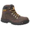 Cat Footwear Size 10W Men's 6 in Work Boot Steel Work Boot, Seal Brown P90803