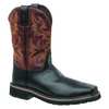 Justin Original Workboots Size 10-1/2EE Men's Western Boot Composite Work Boot, Black SE4818