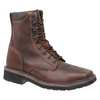 Justin Original Workboots Size 9 Men's 8 in Work Boot Steel Work Boot, Brown SE682