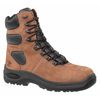Iron Age Size 8-1/2 Men's 8 in Work Boot Composite Work Boots, Brown IA6901 8.5M