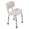 Healthsmart 20" L, Contoured, Aluminum, Plastic, Bath Seat, Textured 522-9816-1900