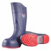 Tingley Flite Composite-Toe Rubber Boots, Chevron Plus Outsole, 15 in H, Knee, Blue, Men's, Size 11 26256