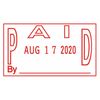 2000 Plus Self-Inking Paid and Date Stamp 011093