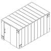 Esp Safety Shelter Tornado Safe Room, (25) People SR84x144G