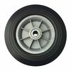 Zoro Select Solid Wheel, Ribbed, 3/4" Fits Axle Dia. 53CM91