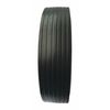 Zoro Select Solid Wheel, Ribbed, 550 lb. Load Rating 53CM92