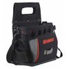 Westward Tool Bag: Polyester, 17 Pockets, Black, Polyester, 17 Pockets 53JW35