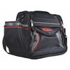 Westward Tool Bag: Polyester, 20 Pockets, Black, Polyester, 20 Pockets 53JW36