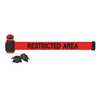 Banner Stakes Belt Barrier, Matte, Red Belt MH7007L