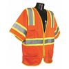 Condor High Visibility Vest, Orange/Red, S 53YN85