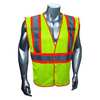Condor High Visibility Vest, Yllw/Green, 4XL/5XL 53YN52