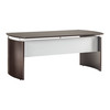 Mayline Curved Desk, 36" D, 72" W, 29-1/2" H, Mocha Laminate, MDF (Medium Density Fiberboard) - Platform MND72LDC