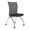 Mayline Fabric Task Chair, 18-1/2" to 22-1/4", Integrated Arms, Black TSH3BB