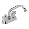 Delta Dual-Handle 2 or 3-hole 4" installation Hole Laundry Specialty Faucet, Chrome P299232