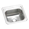 Elkay 15 in W x 15 in L x 6 1/8 in H, Top Mount, Bathroom Sink BCR151