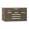 Kennedy Signature Series Top Chest, 6 Drawer, Brown, Steel, 26 in W x 12 in D x 14-3/4 in H 266B
